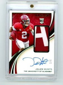 2020 Panini Immaculate Collection Green Foil Rookie RPA 1/5 JALEN HURTS #149 - Bild 1 von 7