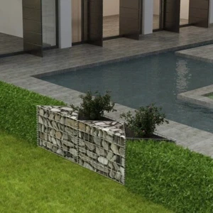 Gabion Basket Galvanised Steel -- Silver - Picture 1 of 7