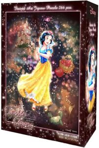 266 Piece Jigsaw Puzzle Snow White Shining Hope Gyutto Series [Stained Art] (18.