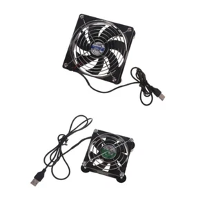 Ventilateur Refroidissement Alimentation USB 80mm/120mm pour Routeur Sans Fil Ordinateur Refroidisseur Ventilateur - Photo 1/9