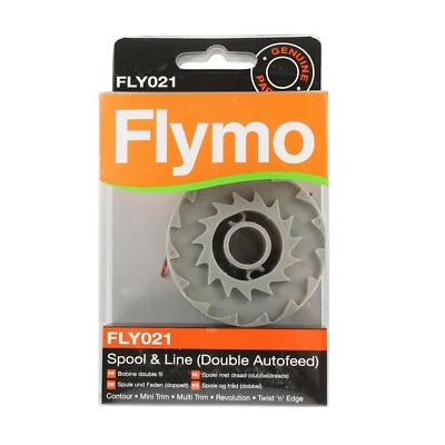 Genuine Flymo FLY021 Contour Double Autofeed Strimmer Trimmer Spool & Line  - Image 1 of 2