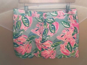 Lilly Pulitzer Colette Scallop Hem Multi-Color Skort White Lining Final Sale - Picture 1 of 3