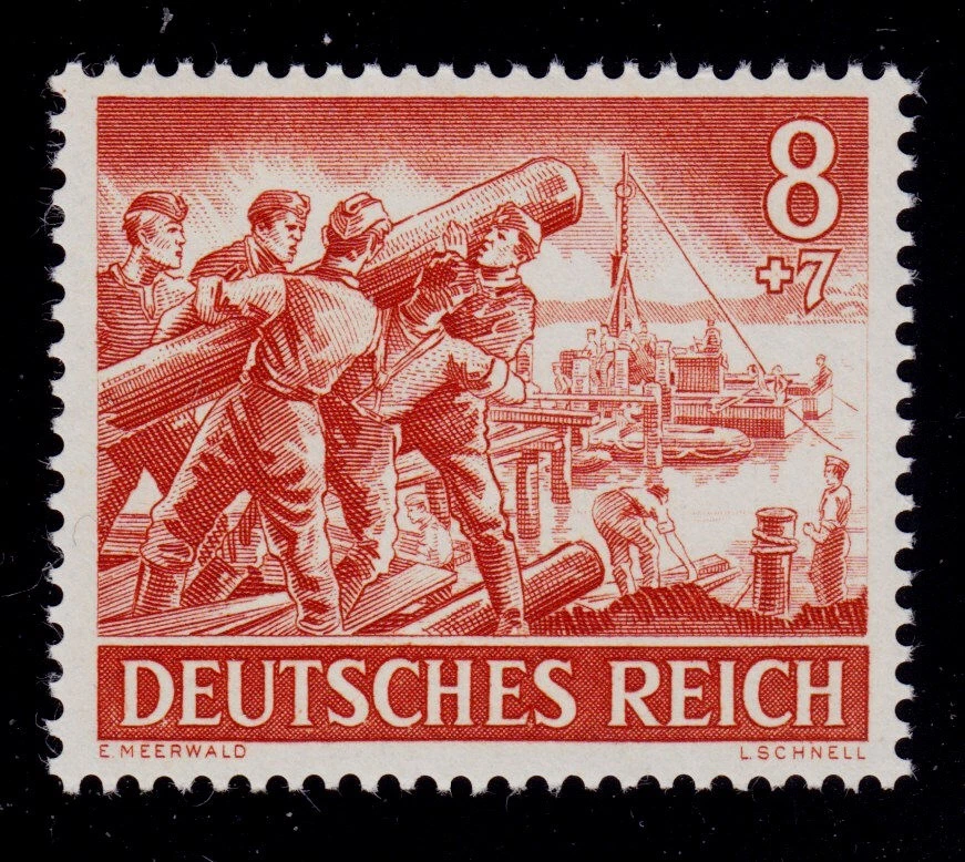 ALEMANIA SCOTT# B222 MNH CUERPO ALEMÁN DE INGENIEROS SEGUNDA GUERRA MUNDIAL Foto 1 de 1