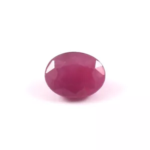 AAA Natural Unheated-Untreated Mozambique Ruby Oval Loose Gemstone Cut 4.10 CT - Picture 1 of 5