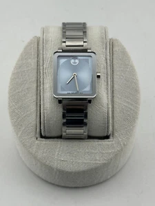 Movado Bold Evolution 2.0 hellblau Lack Uhr 3601164 brandneu in Box - Bild 1 von 7
