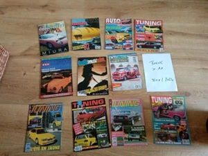 special tuning rare 1980/1990 Lot 11 Magazines-Revue Auto Vintage Customs - Picture 1 of 4