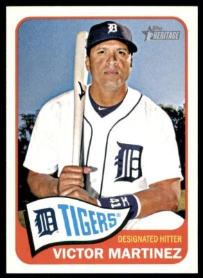 2014 Topps Heritage #356 Victor Martinez - Image 1 of 2