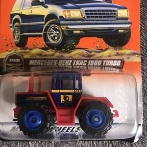 Mercedes Benz Trac 1600 Turbo Farm Series 1998 Matchbox #90 vintage - Imagen 1 de 3