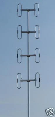 UHF Antenna 8 Bay Folded Dipole 12dBi 500W OMNI Directional Repeater 450-850 Mhz - Image 1 of 4