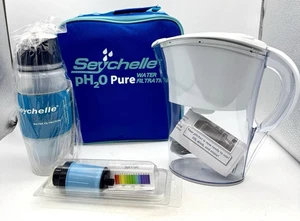 NEW Seychelle PH2O Pure Water Filtration Kit - Pitcher Bottle Bag & Filters - Picture 1 of 14