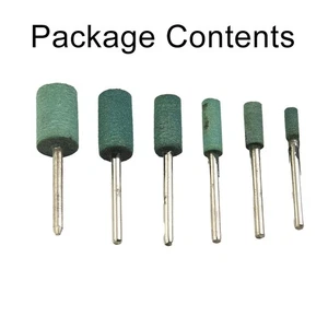 6pcs 4/5/6/8/10/12mm Rubber Cylinder Head Polishing Buffing Grinding Drill Tool^ - Picture 1 of 12