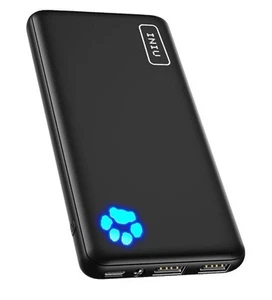 INIU Power Bank, USB C in&out Chargeur Portable le plus Mince 10000mAh, Triple 3A Haut - Photo 1 sur 1