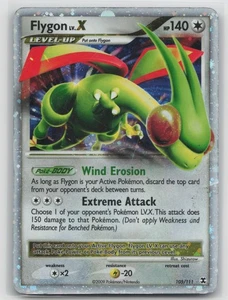 Pokemon Card Flygon Lv.X Ultra Rare Rising Rivals 105/111 HP - Picture 1 of 2