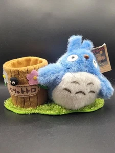 Soporte de escritorio para lápiz Studio Ghibli My Neighbor Totoro felpa etiqueta japonesa RARO - Imagen 1 de 8