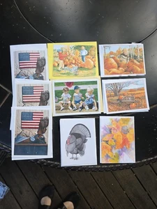 Lot of 8 Nostalgic Greeting Cards (Blank Inside) - Picture 1 of 7
