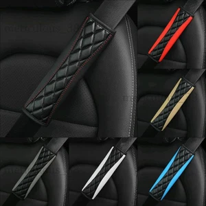 2pcs 3D Embroidered Faux Sheepskin Car Seat Belt Shoulder Cushion Cover 23x6.5cm - Bild 1 von 16