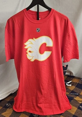 Johnny Gaudreau Calgary Flames Fanatics Authentic Stack Player Name & Number... - Image 1 of 4