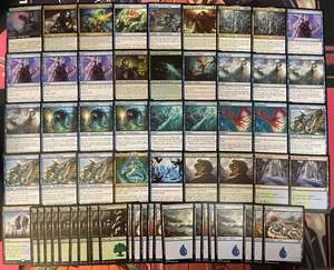 MTG - 60 CARD STANDARD MERFOLK DECK - JADELIGHT SPELUNKER, PRIME SPEAKER ZEGANA - Picture 1 of 1