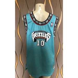 Mitchell & Ness Vancouver Grizzlies 10 Mike Bibby NBA Teal Swingman  Sz XL #1417 - Picture 1 of 6