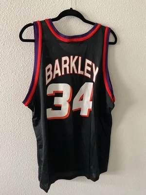  Champion Phoenix Suns Charles Barkley Black #34 Jersey Size 48 - Image 1 of 4