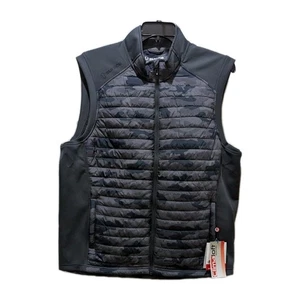 MEN'S SUNICE HAMILTON THERMAL HYBRID VEST, XL, CHARCOAL CAMO-M13 New With Tag - Picture 1 of 4