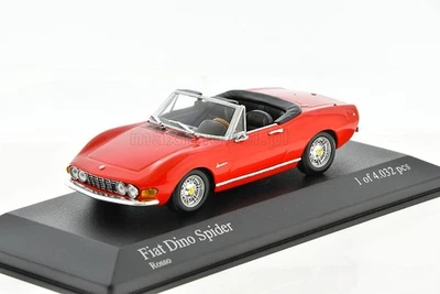 FIAT Dino Spider Red 1972 1/43 MINICHAMPS 400121430 - Immagine 1 di 4