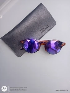 Vintage Nikon Oval Black Sunglasses NK4938-5 Made In Japan - Picture 1 of 4
