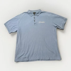 Nike Golf Polo Men’s Size XL Shirt Cadillac Blue and White - Picture 1 of 5