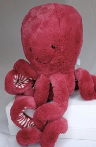 Cranberry Oktopus groß Jellycat neu mit Etikett nicht mehr produziert - Bild 1 von 7