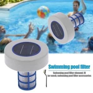 Solar powered copper-ion Pool Ionizer w/ LED Self-cleaning Anode FAST SHIP NEW - Picture 1 of 11