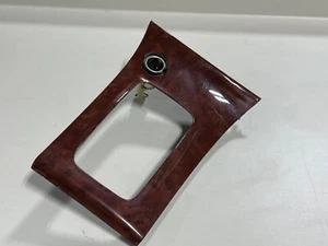 2003 - 2008 Toyota Corolla Console Shifter Bezel Trim 12v Outlet Wood grain OEM - Picture 1 of 2
