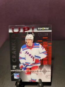 2022-23 Upper Deck Synergy Cranked Up Adam Fox #CU-AF 364/399- New York Rangers - Picture 1 of 2