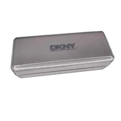 DKNY White Hard-shell Clamshell Glasses Case Used - Image 1 of 4