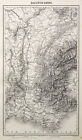 Prowansja Jura Oryginalna staloryt Mapa Devotenay 1852