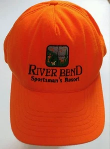 Baseball Snapback Cap River Bend Sportsman's Resort Hat Trucker Adjustable - Picture 1 of 12