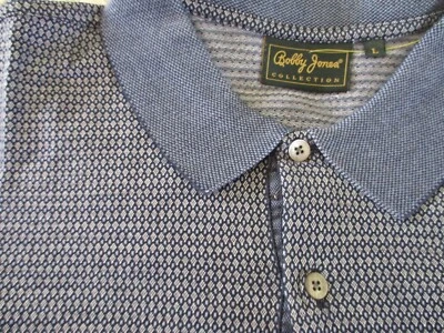 Bobby Jones Collection Shirt Blue Diamond ITALY Large - Image 1 of 3