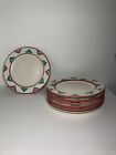 7 - Saratoga Treasure Craft Southwestern Stoneware Dinner Plates 11 3/4"