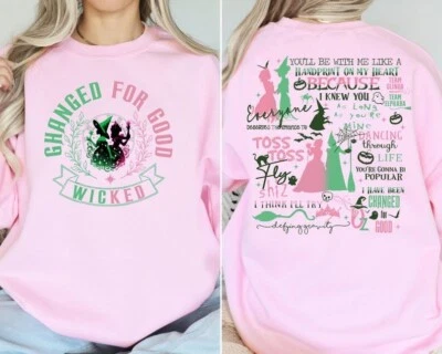 Changed for Good Sweatshirt - Wicked Defy Gravity Wizard of Oz Men Women S-3XL - Изображение 1 из 4