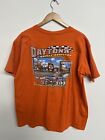 Vintage Harley Davidson T Shirt Xl Bike Week Rare Dealer Graphic Orange Vtg Y2k