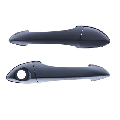 Set of 2 FRONT Left & Right Door Handle Outer Black for BMW X5 E53 2000 - 07 - Image 1 of 4