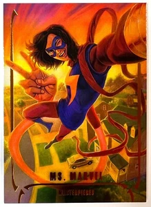2024 Marvel Masterpieces Nahuel Grego #68 Ms Marvel - Legendary Orange /99 Tier3 - Picture 1 of 2