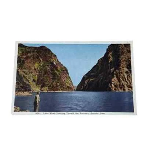 Postcard Lake Mead Looking Toward the Narrows Boulder Dam Nevada Vintage B243 - Picture 1 of 2
