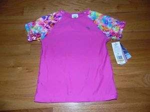 Girl's SPEEDO swim shirt sz Small NEW w/tags $26 HOT Pink! - Picture 1 of 1