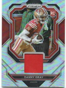 Camisetas Panini Prizm 2022 #PJ-DG Danny Gray RC Premier plateadas Prizm 49ers - Imagen 1 de 2