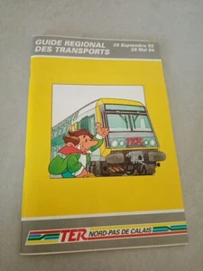 TER nord-hiver 1993 guide indicateur HORAIRES CHAIX train SNCF 80 pages - Picture 1 of 2