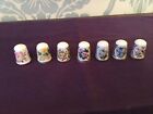 JOB LOT OF 7 CAVERSWALL THIMBLES DEPICTING FLOWERS