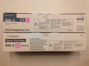 2pk Genuine Oce 488-3 Magenta Toner Cartridge for CM2520 - Same Day Shipping - Picture 1 of 4