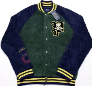 Neu mit Etikett seltene Polojacke Ralph Lauren St Andrew Piratenschädel Sherpa Uni XXL Pony - Bild 1 von 5
