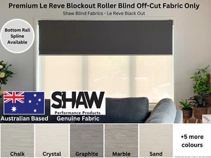 Premium Room Darkening Le Reve 100% Blockout Window Roller Blind Fabric Only - Picture 1 of 2