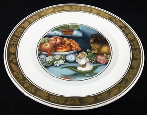 Fairy Tales Royal Copenhagen Thumbelina Gold 9628 Plate Hans Christian Andersen - Picture 1 of 3